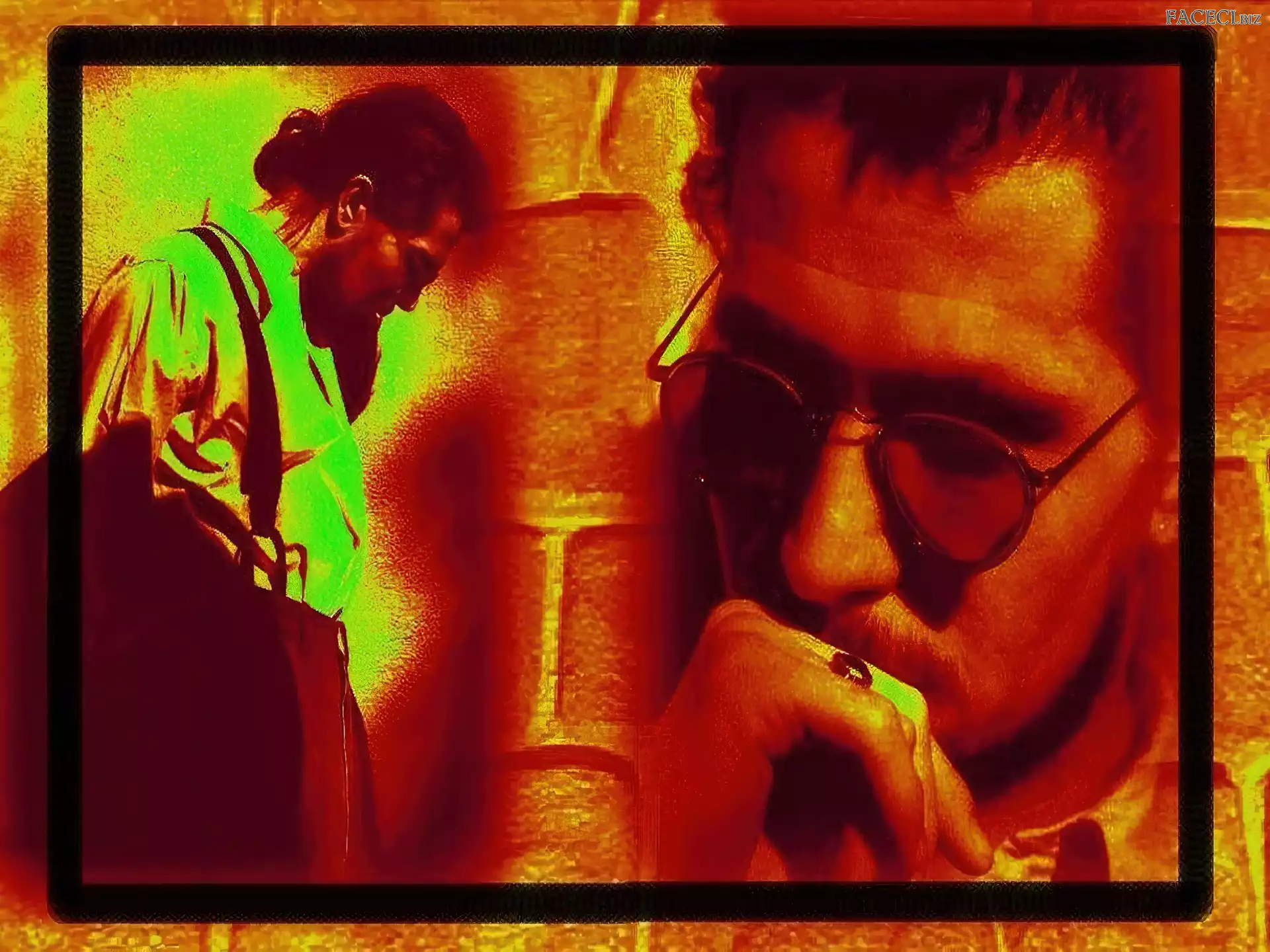 twarz, Gary Oldman, okularki